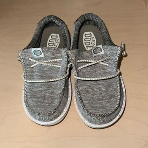 Hey Dude Wally Toddler Blend Linen Size 7 Shoes